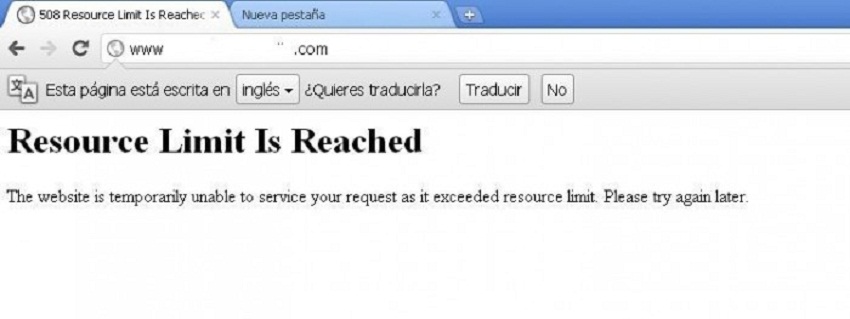 ارور 508 Resource Limit Is Reached چیست ؟ راه حل رفع آن